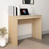 vidaXL Desk Sonoma Oak Engineered Wood Small Minimalist Desk