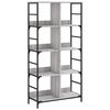 vidaXL Bookshelf Grey Sonoma Engineered Wood Large Bookshelf