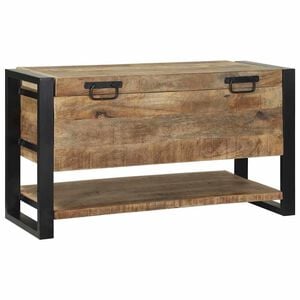 vidaXL Storage Box Brown 31.5" x 13.8" x 17.7" Solid Mango wood