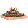 vidaXL Planter Natural wood Solid Douglas wood Medium Decorative Inlays