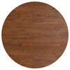 vidaXL Table Top Dark brown Solid oak wood Medium Durable Table Top