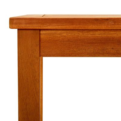vidaXL Patio Coffee Table 27.6"x15.7"x14.2" Solid Acacia Wood