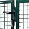 vidaXL Garden Mesh Gate Fence Door Wall Grille 118.1x29.5"