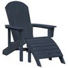 vidaXL Garden Lounge Furniture 3 pcs Navy 38 x 38 x 46cm Plastic