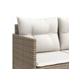 vidaXL Sun Lounger Beige PE rattan Single UV-resistant materials