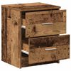 vidaXL Bedside Cabinet Old Wood Engineered wood Medium Bedside Cabinet