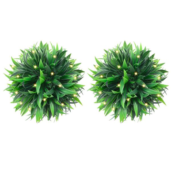 vidaXL Artificial Boxwood Ball Mixed Green Polyethylene Small Durable