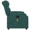 vidaXL Massage Recliner Chair Dark Green