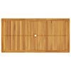 vidaXL Dining Table Natural Brown Solid Acacia wood Large Durable