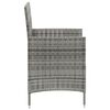 vidaXL Outdoor Dining Set Grey