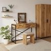 vidaXL Dressing Table Brown 100 x 40 x 120 cm Solid Acacia wood