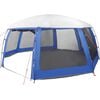 vidaXL Pool Tent with Removable Fly & Mesh Walls Azure Blue 271.7x271.7"