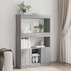 vidaXL Highboard Grey Sonoma Engineered Wood Tall Highboard