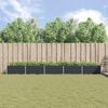 vidaXL Planter Anthracite 195 x 100 x 45 cm Galvanised Steel