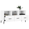 vidaXL TV Cabinet White Engineered Wood Medium TV Cabinet Rectangular