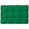 vidaXL Sofa Cushion Set of 7 Green Polyester 47.2 x 31.5 x 3.9 in
