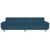vidaXL Sofa Bed Dark Grey Velvet (100% polyester), wood, metal, foam