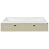 vidaXL Basin with Faucet Hole Ceramic White 29.9"x16.7"x5.7"