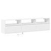 vidaXL TV Wall Cabinet White Engineered wood 70.9 in long