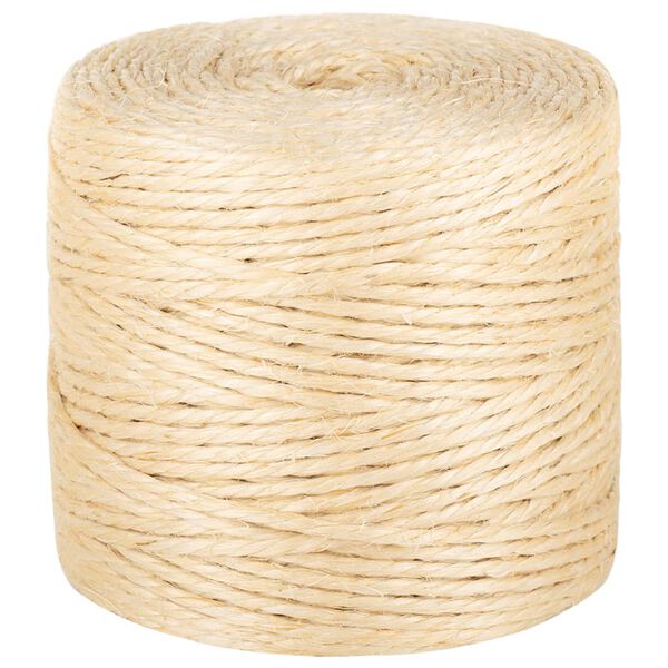 vidaXL Rope 100% Sisal 0.16 " 1640.4 '