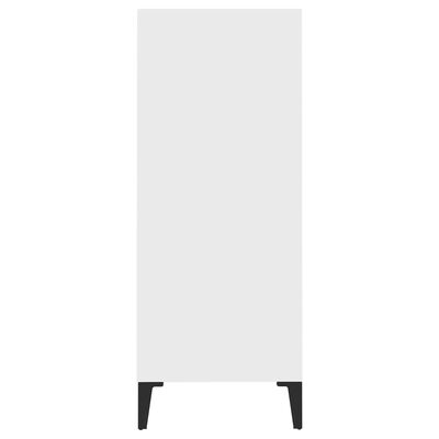 vidaXL Sideboard White 22.4"x13.8"x35.4" Engineered Wood