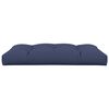 vidaXL Pallet Cushion Navy Blue 100% Polyester 47.2 x 31.5 x 4.7 in