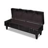 vidaXL Storage Bench Dark Brown