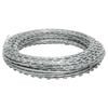 vidaXL Razor Wire Helical Wire Roll Galvanized Steel 196.9'