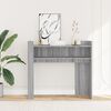 vidaXL Console Table Grey Sonoma Engineered Wood 39.4 x 13.8 x 35.4 in