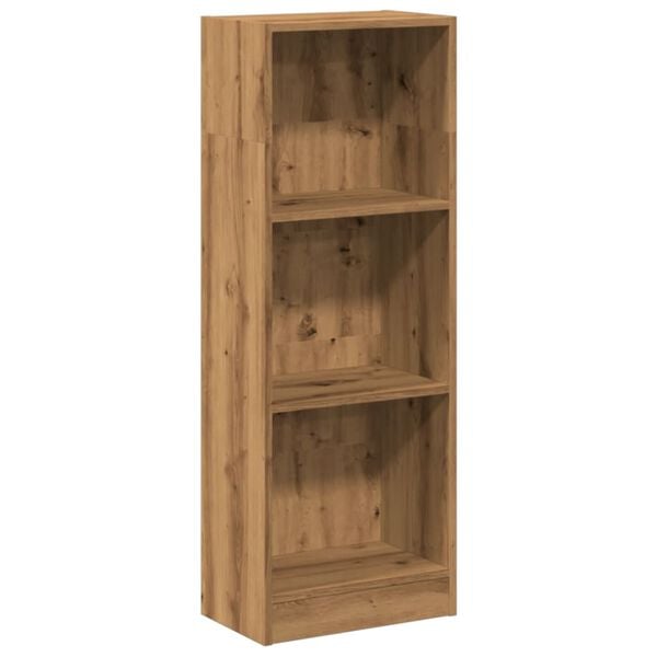 vidaXL Bookcase Artisan oak Engineered wood Tall Bookcase Rectangular