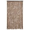 vidaXL Insect Curtain Beige and Light Brown 46.5x86.6" Chenille
