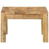 vidaXL Coffee Table Natural Solid Mango Wood Small Durable