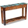 vidaXL Console Table Multicolor Reclaimed wood Large Console Table