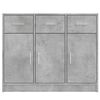 vidaXL Sideboard Concrete Grey Engineered Wood Medium Sideboard