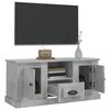 vidaXL TV Cabinet Concrete grey Engineered wood 39.4 in TV Cabinet