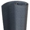 vidaXL Balcony Screen Anthracite 196.9x31.5" Poly Rattan