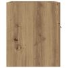 vidaXL Bathroom Sink Cabinet Artisan Oak Engineered Wood, Iron