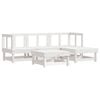 vidaXL Garden Lounge Set White, Anthracite