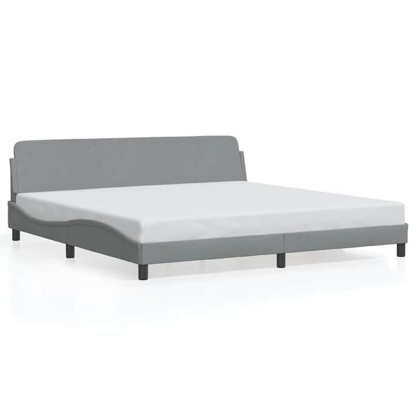 vidaXL Bed Frame Light Grey