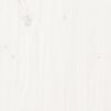 vidaXL Garden Planter White Solid Pine Wood 11.8 in Decorative Inlays