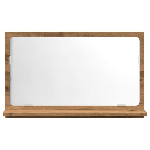 vidaXL Bathroom Mirror Cabinet Artisan Oak Engineered wood, Glass Compact