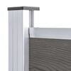 vidaXL Fence Panel WPC 37.4x73.2" Grey