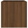 vidaXL Planter Box Brown Oak Engineered Wood Medium Decorative Inlays