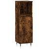 vidaXL Bathroom Furniture Set Smoked Oak Engineered wood, Metal Medium