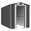 vidaXL Garden Shed Anthracite Galvanized steel Spacious Garden Shed