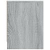 vidaXL Bedside Cabinet Set of 2 Grey sonoma Engineered wood Small