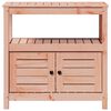 vidaXL Potting Table Natural Wood Solid Douglas Fir wood Medium