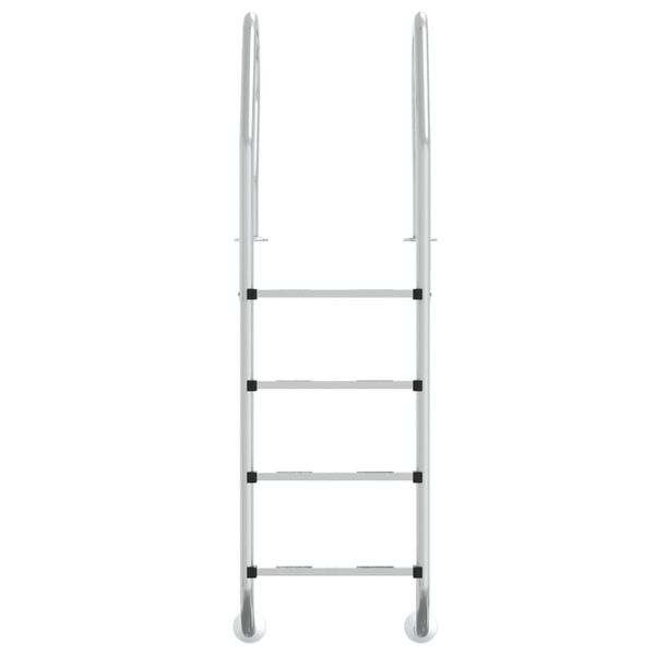 vidaXL Pool Ladder Silver 304 Stainless Steel Standard
