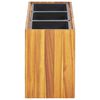 vidaXL Raised Bed Brown Solid Acacia Wood Medium Planters