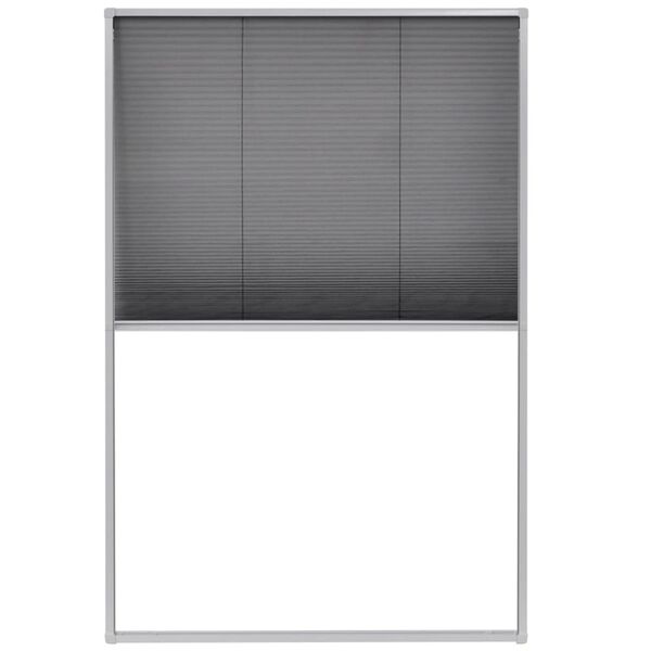 vidaXL Plisse Insect Screen for Windows Aluminum 31.5"x47.2"